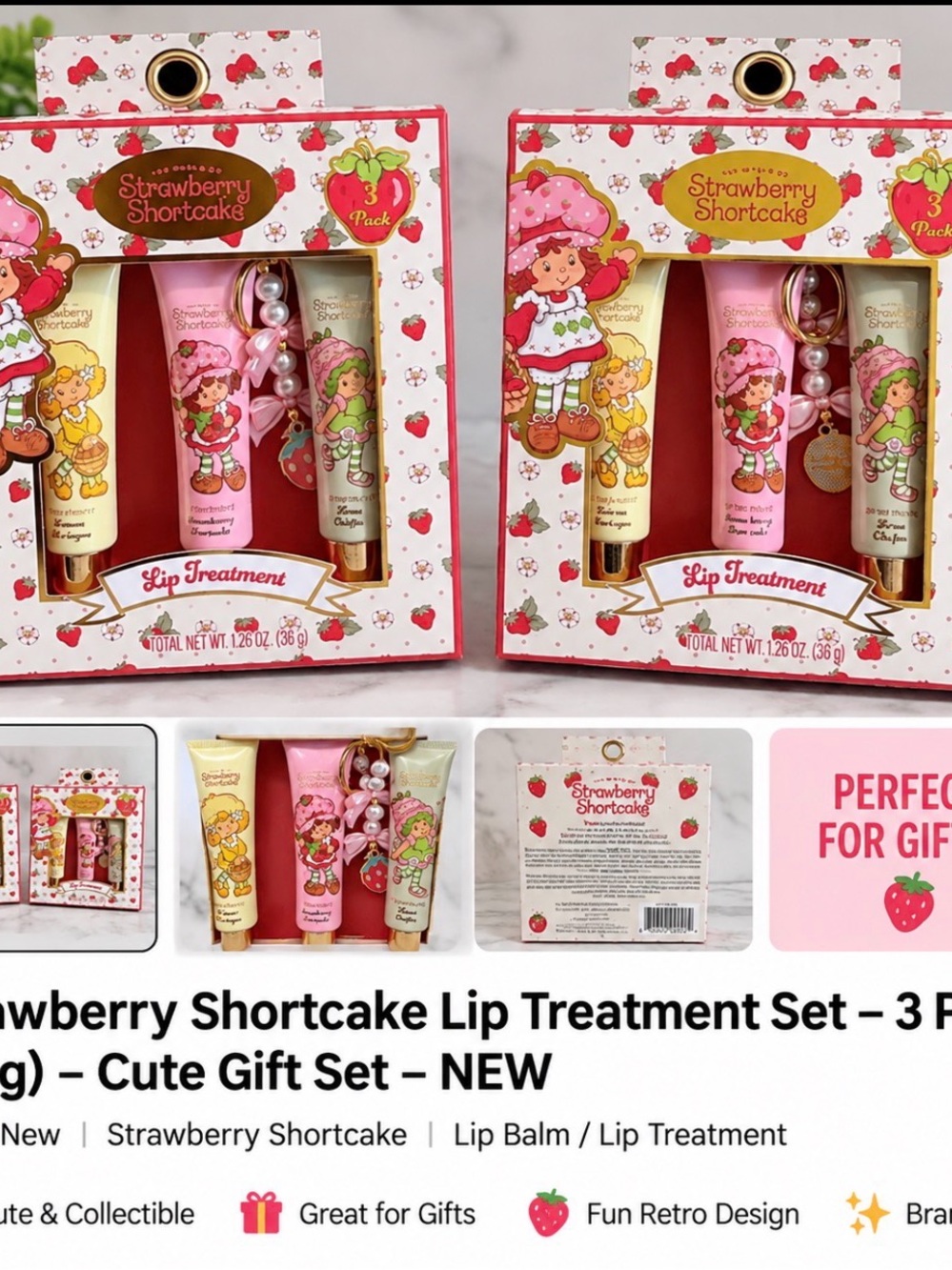 Lip Treatment Trio in Pink & Cream
